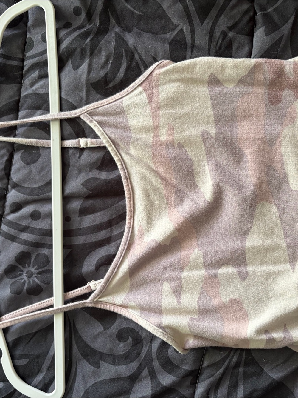 American Eagle Outfitters Soft Pink & Cream Tank Top